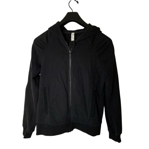 Lululemon Cool & Collected Jacket black women's size 6 W4ANTS - Picture 2 of 6
